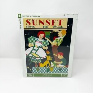 New‎ York Puzzle Company "A Fresh Coat" (Sunset Magazine 1933) 500 Piece NEW